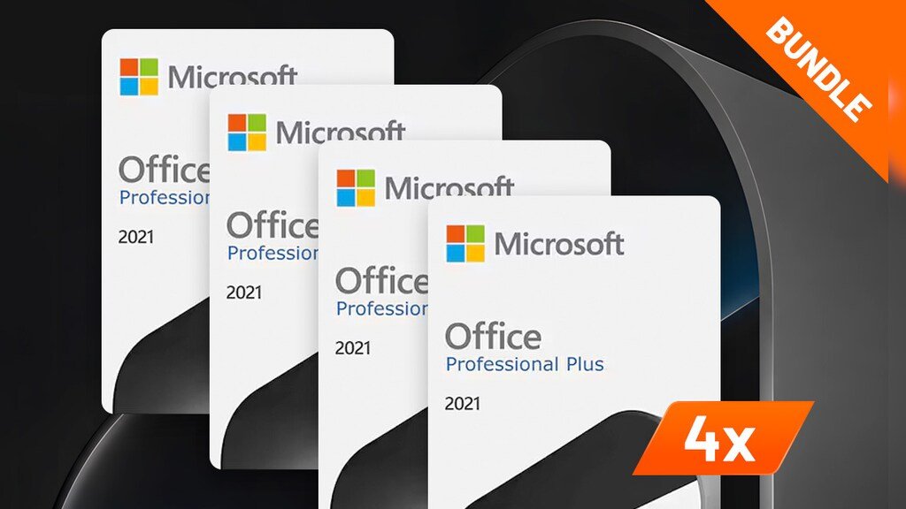 Office 2021 Professional Plus x4 Bundle (PC Key)