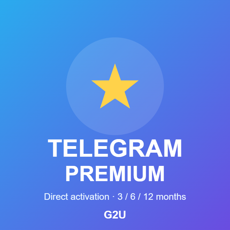 Telegram Premium direct activation